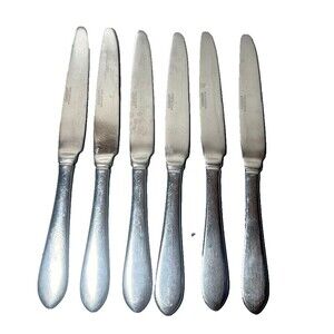 Cambridge Stainless Steel China Flatware‎ Lot of 6 Butter Cutters Heavy